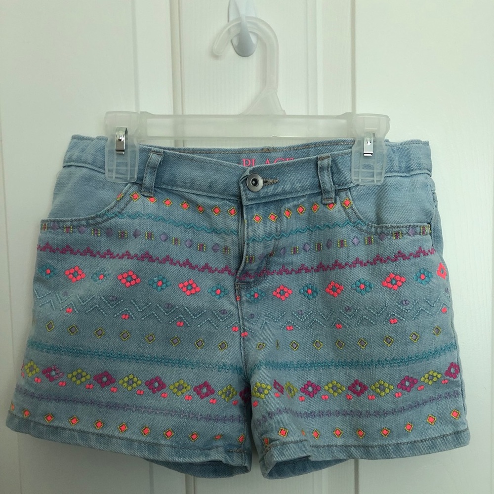 Denim shorts (girls). Size 12
